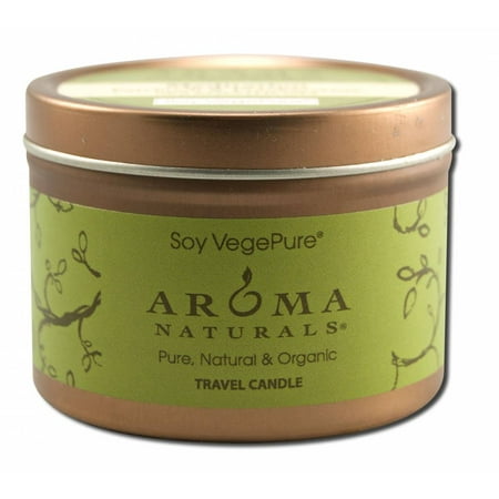 Patchouli Leaves - Aroma Naturals - Meditation Patchouli Frankincense Candle, Travel Candle, 1 ea