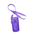 thumbnail image 3 of Portabotellas de agua perfecl malla bolsa plegable para botellas de playa PÚRPURA, 3 of 7