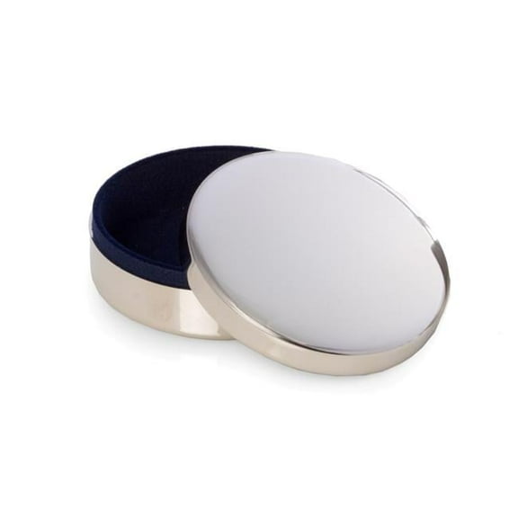 International Silver Plated Round Box
