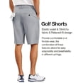thumbnail image 2 of PULI Men's 10" Golf Shorts Dress Casual Summer Flat Front Lightweight Travel Shorts with Pockets, 2 of 6
