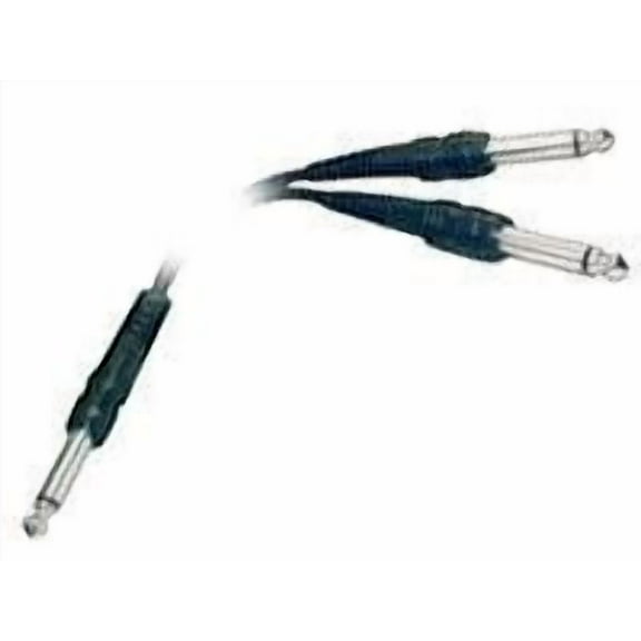 Hosa Mono Y-Cable - 1/4" TS to Dual 1/4" TS - 5 ft