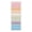 Pastel Pink Blue, variant on 1 Sheet (200 Pcs) Aesthetic Sticky Page Tabs in Earthy Coffee Brown, Translucent Writable Book Flags with Built-in Ruler Base, Vintage Index Tabs for Book Annotation