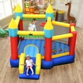 thumbnail image 3 of Topbuy Inflatable Bounce House Jumping Castle Kids Slide Park Ball Pit with Basketball Rim for Outdoor&Indoor, 3 of 10