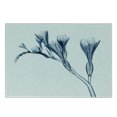 thumbnail image 2 of Flower Cutting Board, Uv Style Picture of Flower Floral Radiography Themed Illustration Modern Design, Decorative Tempered Glass Cutting and Serving Board, Small Size, Teal White, by Ambesonne, 2 of 5