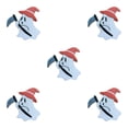 thumbnail image 1 of serony Stylish universal Halloween Ghosts Enamel Pin For Modern Minimalist Style C 5Set, 1 of 6