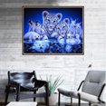 thumbnail image 3 of Animal redondo diamante pintura bordado DIY costura punto de cruz conjunto Likrtyny decoración de arte, 3 of 8