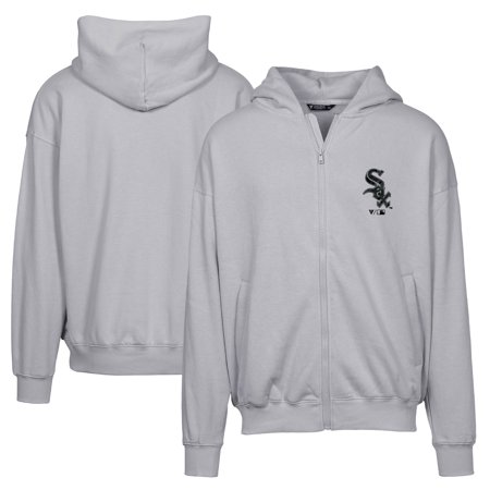 Men's Levelwear Gray Chicago White Sox Uphill Digital Camo Full-Zip Hoodie