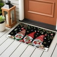 thumbnail image 4 of Bathroom Rugs 2x3 Ft, Black Gnomes Christmas Non Slip Area Rugs for Kitchen Bedroom Entryway, Xmas Ball Gifts Snowflake Washable Carpet Runner Rug Floor Mats for Bedroom Home Decor, 4 of 9