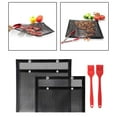 thumbnail image 4 of Bolsas de parrilla de malla para recubiertas de PTFE Bolsas para parrilla Bolsa de malla de parrilla resistente al calor Accesorios para barb 1pc grande 1pc pequeño CUTICAT parrilla de malla, 4 of 8
