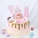 thumbnail image 1 of Topper de dibujos animados para tarta de feliz cumpleaños, globos de castillo de Príncipe, decoración de cupcakes en la nube, Baby Shower, niño, niños, adornos de pastel de fiesta de cumpleaños, 1 of 4
