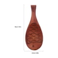 thumbnail image 2 of CRAFTHROU 1Set Asian Soup Spoon Brown Eco Friendly for Home Kitchen Rice Serving 7.5x2.6x0.4In, 2 of 8