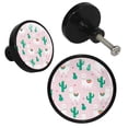 thumbnail image 2 of 4 Pcs Alpaca Knobs for Kitchen Cabinet Cupboard Dresser Bookcase Drawer Pulls Handles Round Home Decor, 2 of 5