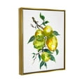 thumbnail image 3 of Lemon Citrus Fruit Tree Food & Beverage Graphic Art Metallic Gold Framed Art Print Wall Art, 3 of 6