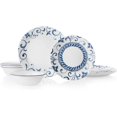 thumbnail image 1 of Corelle Ensemble de Vaisselle 12 Pcs Service pour 4, Résistant aux Éclats, Verre, Artémis, Vitrelle, 1 of 7