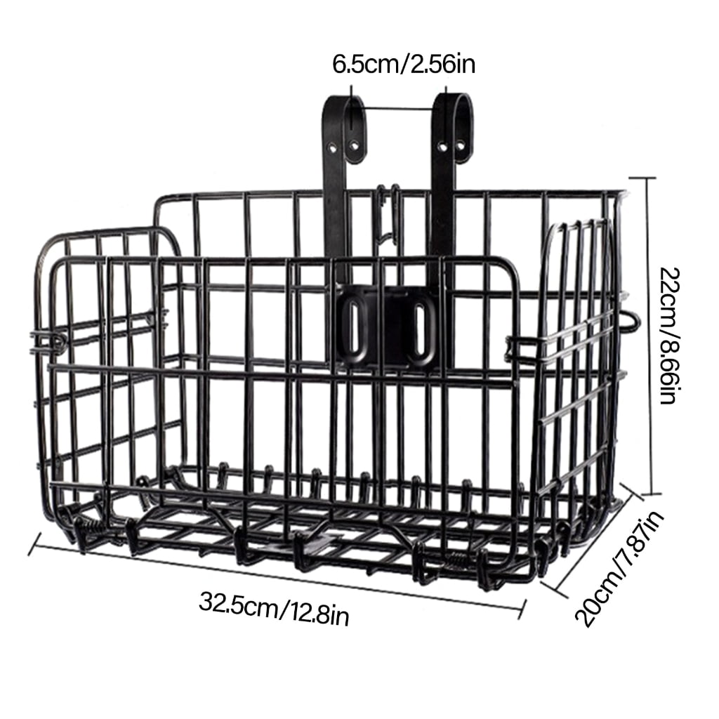 Oasiva Mountain Bike Folding Storage Basket Front And Rear Hanging Side Trailer Basket Detachable Simple Bike Basket Enduring
