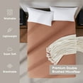 thumbnail image 5 of Lammaloe 2 Pack Extra Deep Pocket Full Size Fitted Sheet Only, Fits 18" to 24" Mattress, Soft Microfiber Fitted Bed Sheet, Rust Sienna, 5 of 6