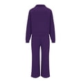 thumbnail image 4 of Pyhlmscde Women's Casual Half Zipper Sweatsuit, Two Piece Sets for Women, Sweat Suits for Womens 2 Piece, Women Fall Clothes, 4 of 4