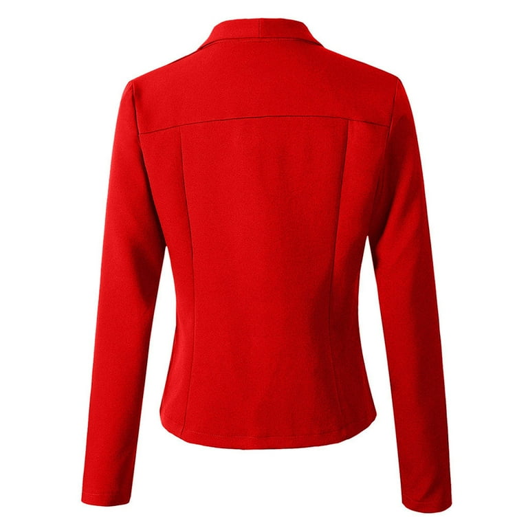 3 red double breasted suit dress working women work style office