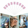 thumbnail image 5 of 100pcs Oral Care Sponge Swabs for Oral Hygiene, Cleaning, Hygiene and Comfort (Pink), 5 of 5