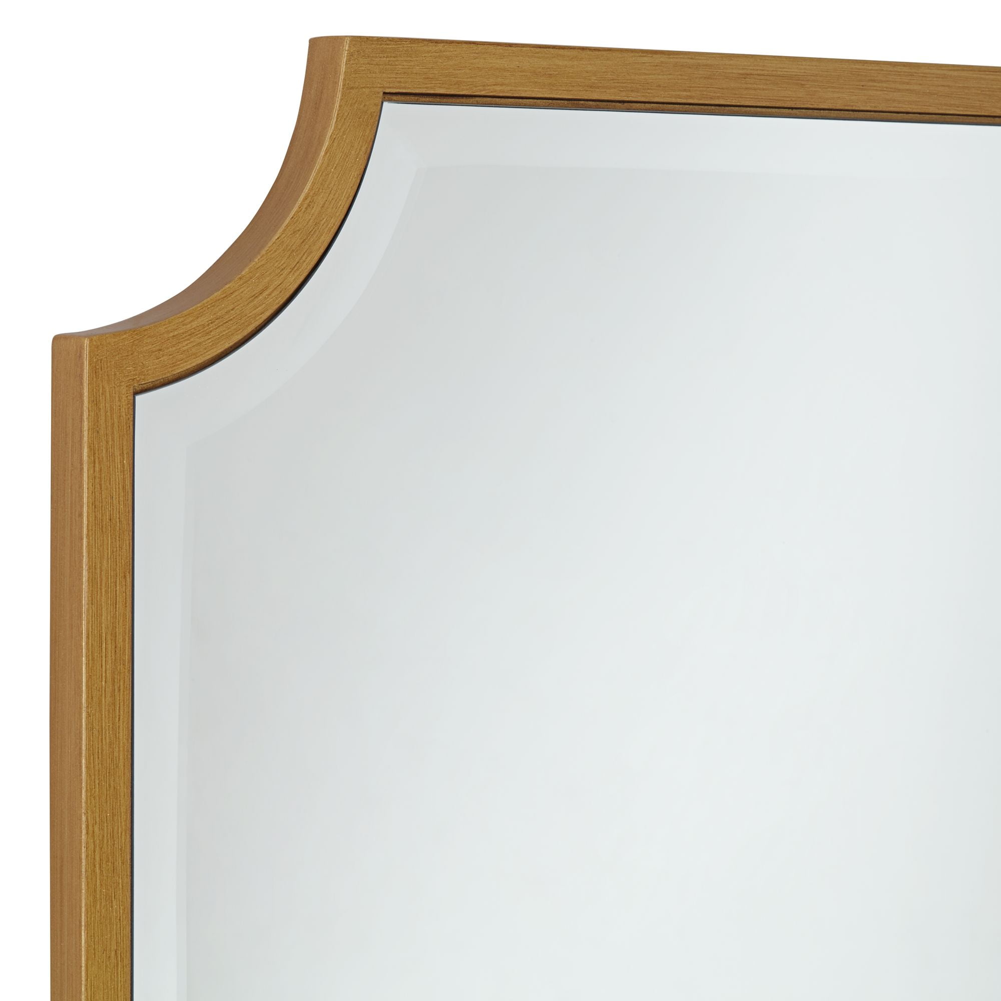 Noble Park Lissa Gold Waved Edge 31 1/2 x 31 1/2 Wall Mirror