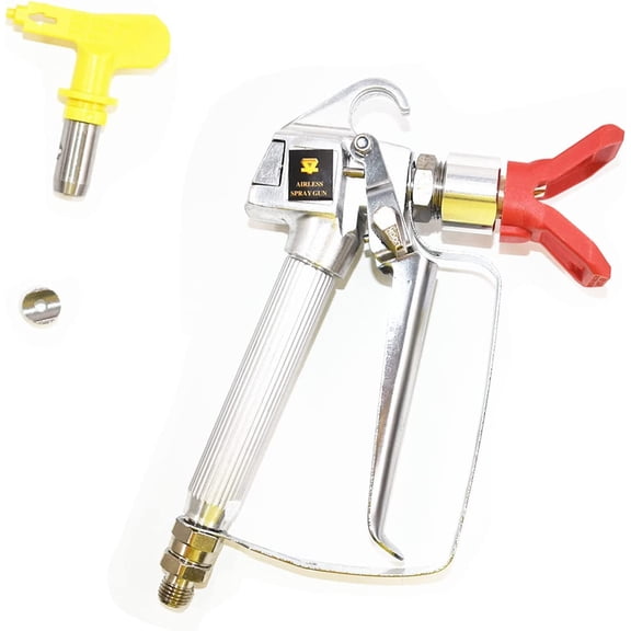 waltyotur 3600PSI High Pressure Spray Gun with 517 tip Swivel Joint, Airless Paint Spray Gun Apply for Spraying on Walls, Furniture, Railings, Etc.