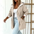 thumbnail image 4 of Guluxicc Women's Athletic Jackets Drawstring Full Zipper Long Sleeve Hoodie Jackets for Everyday Running Performance Wear Fall Winter Casual Outfits, 4 of 6