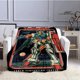 thumbnail image 1 of Manta de franela con estampado de Gundam, traje móvil, manta cálida de dibujos animados para camas, manta de Picnic, forros de cama, regalo de cumpleaños, 1 of 4