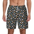 thumbnail image 2 of Goofa Paw Animal Printed Men's Swim Trunks Board Shorts Quick Dry Mens Swimming Trunks with Compression Liner,Breathable Fit Hawaii Beach Shorts-Medium, 2 of 9