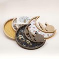 thumbnail image 4 of Practical Eid Serving Tray with Moon Shape Decorative Serving Tray Wood Texture for Eid and Festival Table Setting, 4 of 4