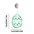 thumbnail image 4 of Arestory Easter Decorations Window Lights 1 Pack, Easter Egg Lights Battery Operated with Suction Cup, Large Plastic Green Easter Egg Hanging Lights for Indoor Outdoor Home Door Classroom Decor, 4 of 8