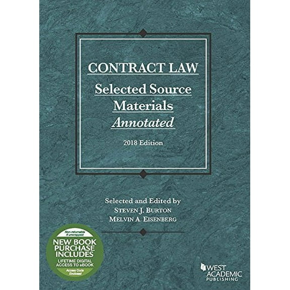 Pre-Owned Contract Law, Selected Source Materials Annotated, 2018 Edition (Selected Statutes) Paperback