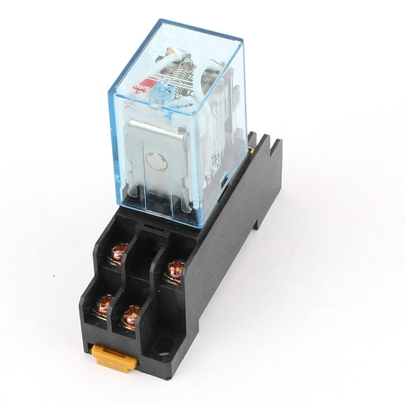 Unique Bargains  110V Coil Power Relay 10A DPDT LY2NJ with PTF08A Socket Base