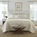 thumbnail image 3 of Laura Ashley Felicity Collection Quilt Set-100% Cotton, Reversible, All Season Bedding with Matching Sham(s), Pre-Washed for Added Softness, Twin, Ivory, 3 of 10