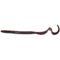 Gambler Ribbon Tail 10'' Red Shad Green Glitter 10pk