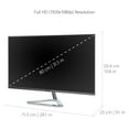 thumbnail image 3 of ViewSonic VX3276-MHD 32 Inch 1080p Widescreen IPS Monitor with Ultra-Thin Bezels, Screen Split Capability HDMI and DisplayPort, 3 of 5