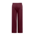 thumbnail image 4 of Flare Yoga Pants with Pockets for Women Bootcut Dress Pants Stretchy Business Casual Work Pant High Waisted Trousers, XL, 4 of 7