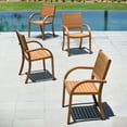 thumbnail image 6 of Urban Elements Petro 9-Piece Solid Teak 100% FSC Extendable Patio Dining Set, 6 of 13