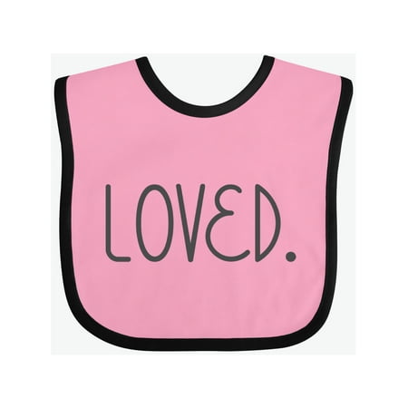 

Inktastic Loved Gift Baby Boy or Baby Girl Bib