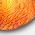thumbnail image 3 of Designart 'Sand Landscape with Sun ' Modern wall clock, 3 of 6