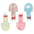 thumbnail image 5 of 4pcs Stylish Cockatiel Parakeet Pilot Clothing Bird Accessories Lightweight Reusable Bird Diapers for Creative Outings and Everyday Use, 5 of 5