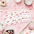 thumbnail image 3 of 100 Pcs Serviettes en Papier Cerise – Serviettes de Fête Jetables Cerise, 3 of 6