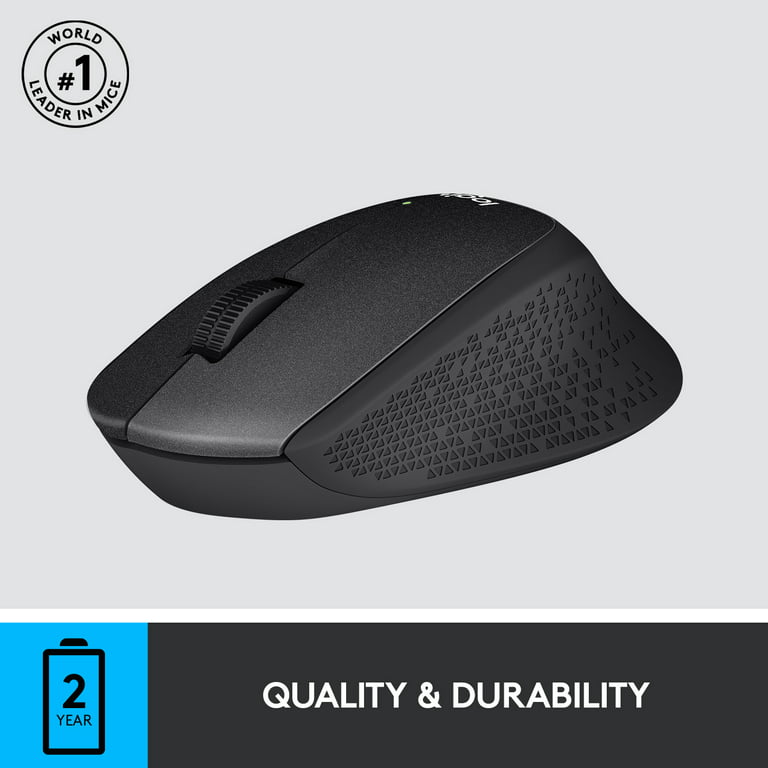 mover Allerede mangel Logitech M330 SILENT PLUS Wireless Mouse, 2.4GHz with USB Nano Receiver,  1000 DPI Optical Tracking, 2-year Battery Life, Compatible with PC, Mac,  Laptop, Chromebook, Black - Walmart.com