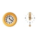 thumbnail image 1 of Reloj de pared,Reloj de pared redondo moderno y silencioso para dormitorio,Reloj de pared,Reloj de pared decorativo para baño o dormitorio,Reloj de pared redondo silencioso,sin tictac,ideal, 1 of 8
