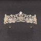 thumbnail image 3 of Nvzi Tiara de boda para novia, diadema de princesa, corona de novia, joyería para el cabello con diamantes de imitación de cristal,graduación, boda, fiesta de disfraces (B), 3 of 4
