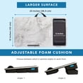 thumbnail image 6 of LapGear Elevation Pro Lap Desk with Wrist Rest and Adjustable Cushion, White Marble, 6 of 7