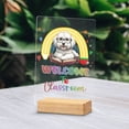 thumbnail image 2 of Welcome to Havanese Classroom Teacher Dog Mom Acrylic Plaque Sign Ashwood Base Havanese Dog Lover Gifts Idea Home Desk Decor - 02015, 2 of 5