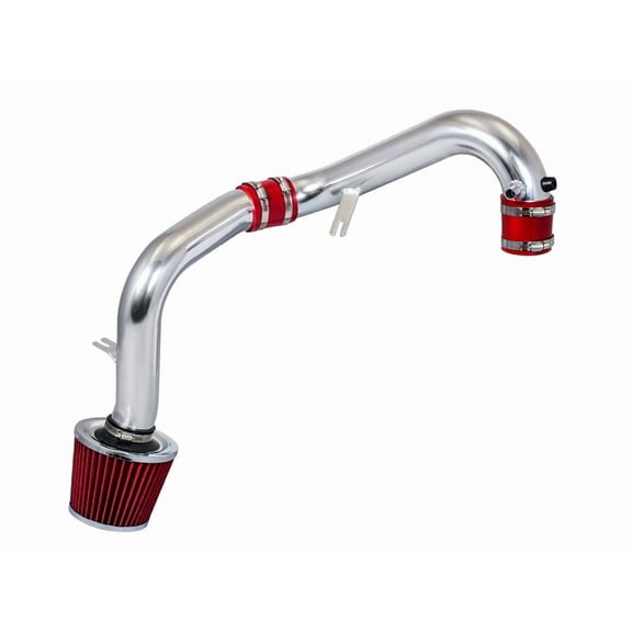Rtunes Racing Cold Air Intake Kit   Filter Combo RED Compatible For 01-05 Honda Civic EX/LX/DX