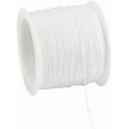 thumbnail image 6 of 109 Yards Bracelet String 0.24mm Fishing Line for Crafts Strong Beading Thread Micro Fused Thin Cord for Jewelry Making Craft Thread for Kontting Sewing Macrame Handicrafts Grey diy, 6 of 9