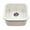 White, variant on Houzer PTB-1919 WH-C 15 3/4"x15 3/4"x7" Fireclay Undermount 19-Inch Square Bar Sink Undermount
