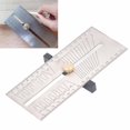 thumbnail image 1 of Adjustable Bevel Gauge, Multifunctional Bevel Setting Ruler Powder Coating Finish  for Making Dovetail Rods, 1 of 8